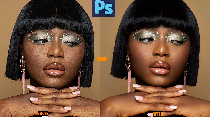 High-End Skin Retouching Beginner Photoshop Tutorial Step by step | Frequency Separation.  #phlearn