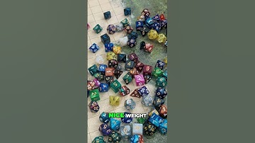 The Complete Dice Set Every Tabletop Player Needs | CiaraQ Dice Review #shorts