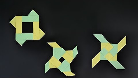 Origami: Transforming Ninja Star - Instructions in English (BR)