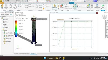 Convergence Rate Static Analysis Autodesk Inventor