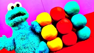 Play-Doh Cookie Monster Surprise Eggs Peppa Pig Spongebob Donald Duck Cars 2 Angry Birds Fluffyjet