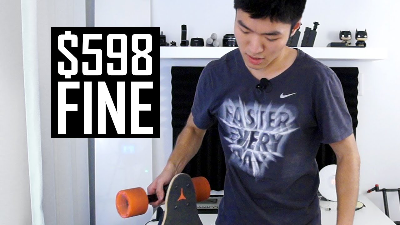 Vancouver Man Fined $600 Riding A Boosted Board!