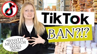TikTok Banned? The risk for small businesses and why I DON'T think it’ll happen • VLOG explainer