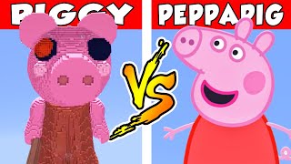 PIGGY vs PEPPA PIG – PvZ vs Minecraft vs Smash