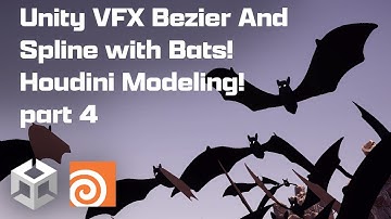 Unity VFX Bezier And Spline With Bats! part 4