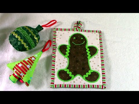 Gingerbread Man Potholder