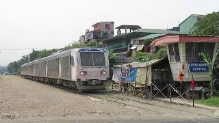 フィリピン国鉄北方線DMR1 5thストリート駅発車 PNR Metro North Commuter Train