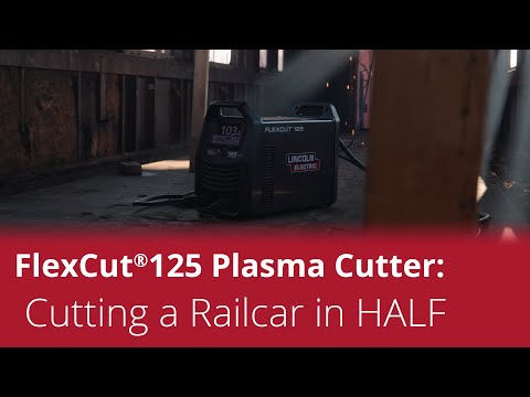 Cutting a Railcar in HALF with a FlexCut® 125 Plasma Cutter! | Midwest Railway Preservation