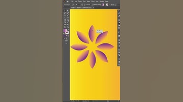 Creating Flower Petal in Adobe Illustrator #shorts #adobeillustrator #illustration #illustrator