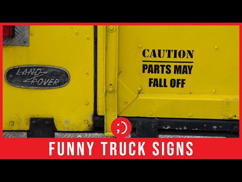 31 Hilariously Funny Truck Signs Video Compilation 2019