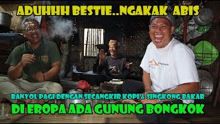 NGAKAK..LUCU PISAN EUY.  Di Balik Keindahan Gunung Halimun, Banyol Pagi Dengan Secangkir Kopi.