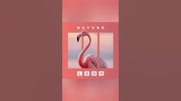 "Flamingo-Inspired Nature Logo – Learn Logo Design in Canva!"