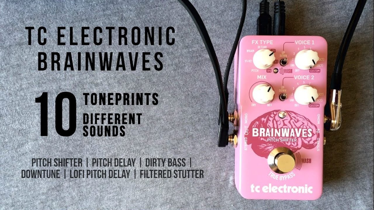 TC ELECTRONIC BRAINWAVES PITCH SHIFTER - YouTube