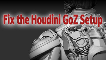 Fix Houdini GoZ Setup in ZBrush