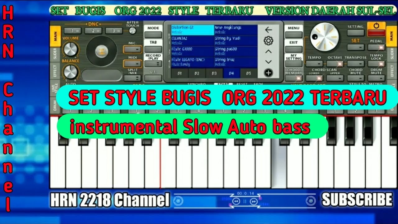 SET BUGIS ORG 2022 INSTRUMENT MELODY