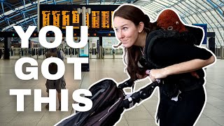 Flying ALONE with your Baby or Toddler (how to do "it all" solo)