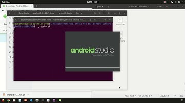Downloading and Installing Android  Studio in ubuntu 19.04.