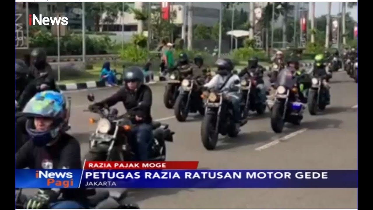 Petugas BPRD Razia Moge yang Melintas di Kawasan Senayan - iNews Pagi 16/12