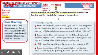 Ready Reading Level G Lesson 16 Analyzing Point of View Part 3.1  (RL.7.6)
