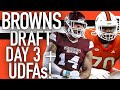 Browns draft a lb db  dt  udfa signings