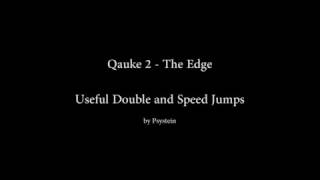 Quake II - Useful Double and Speed Jumps (The Edge) Slow Motion
