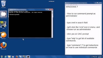 Windows 7 How to run command prompt as admin