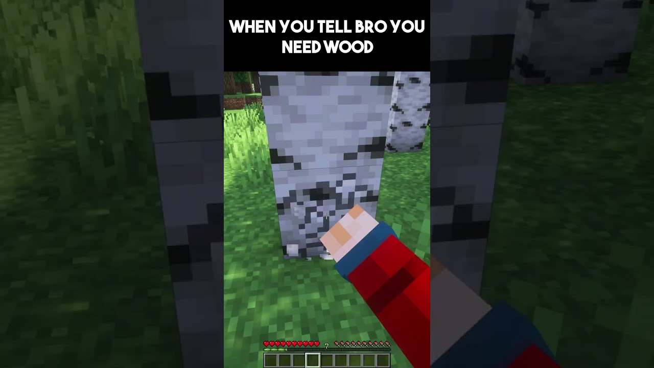 WHEN YOU TELL BRO YOU NEED WOOD