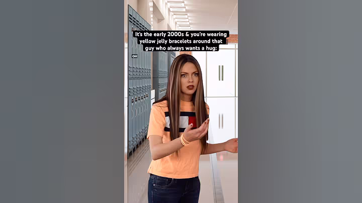 It’s the #early2000s & you’re wearing yellow jelly bracelets near the guy who wants a hug #nostalgia