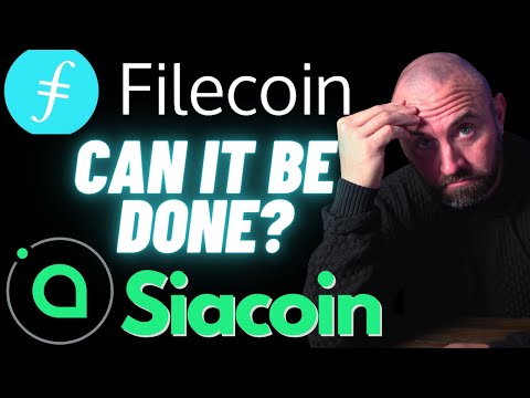 Siacoin U0026 Filecoin | Can It Be Done? + My $$$ Pick!