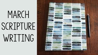 March Scripture Writing
