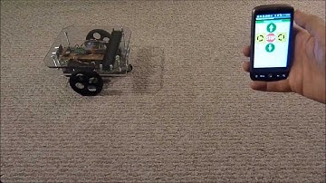 Arduino robot controlled from an Android phone over Bluetooth