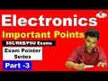 Basic Electronics | Part 3 | Exam Pointer Series | SSC JE/RRB JE/ Other JE Exams