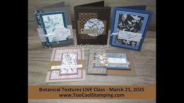 Botanical Textures 5 Card Class Replay