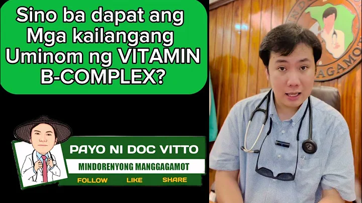 Sino ba dapat ang mga Kailangang Uminom ng Vitamin B-Complex?