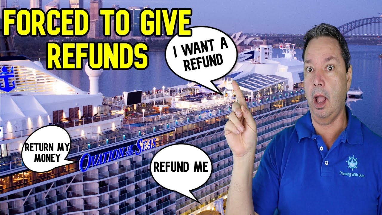 CRUISE NEWS  - CRUISE SHIP BREAKS DOWN AT SEA, ROYAL FORCED TO OFFER REFUNDS