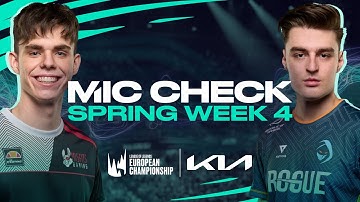 Jinx Snipes | Kia Mic Check | 2022 LEC Spring Week 4