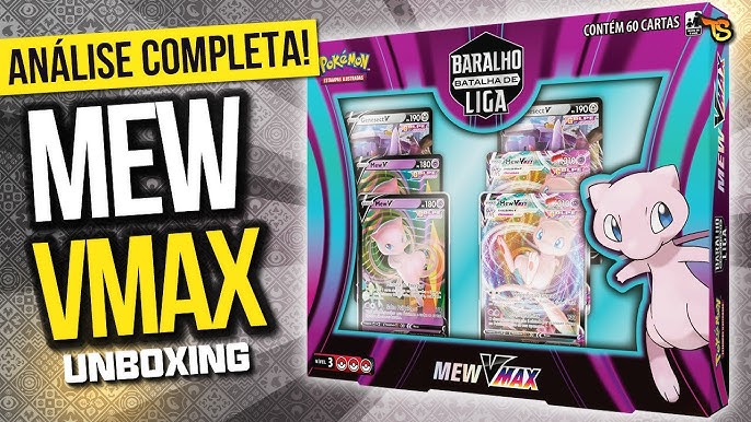 Baralho Batalha De Liga Mew Vmax Pokémon TCG