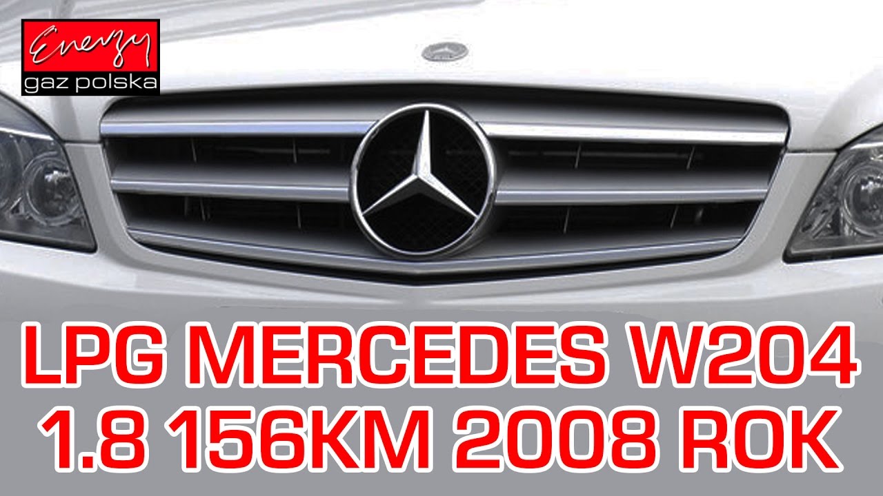 Montaż LPG Mercedes W204 z 1.8 156KM 2008r w Energy Gaz