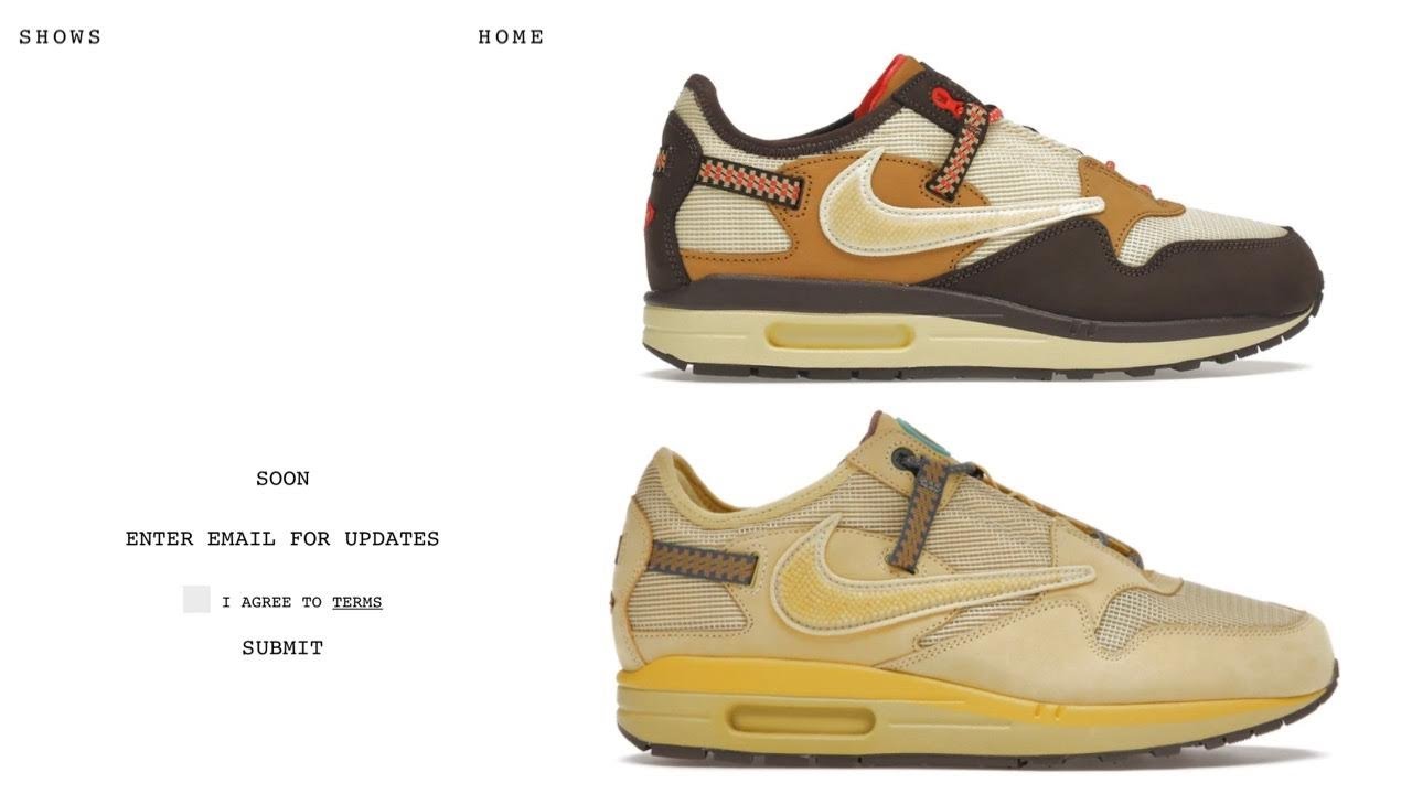 TRAVIS SCOTT AIRMAX 1 SATURN GOLD DROPPED! - YouTube