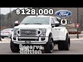 STUNNING 2020 Ford F450 Platinum Reserve Edition Leveled on 37s Stormtrooper American Force Truck