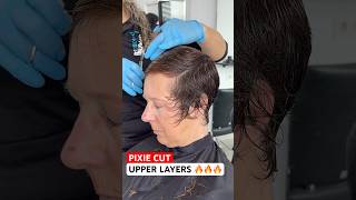 PIXIE CUT UPPER LAYERS: Complete Tutorial Linked Below! 🔥🔥🔥