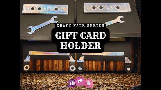 CRAFT FAIR SERIES 2025 - CRAFT FAIR IDEAS TUTORIALS - GIFT CARD HOLDER #papercraft #craftfairideas