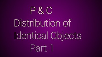 IIT JEE MATHS | Permutation & Combination | Distribution of Identical Objects | Part 1 | #CBSE #RBSE
