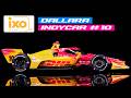 Dallara IndyCar #10 Alex Palou "DHL" Chip Ganassi Racing 1/18 Diecast Model Car by IXO Models