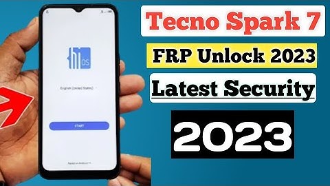 Tecno spark 7 GOOGLE ACCOUNT LOCK BYPASS (LatestSecurity) 2023