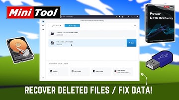 How to Recover Deleted Files Easily using MiniTool Power Data Recovery!