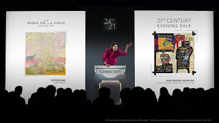 Livestream | The Rosa de la Cruz Collection &amp; 21st Century Evening Sales | New York