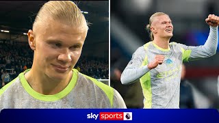 "1-0 is amazing. We are TOP OF THE LEAGUE!" | Erling Haaland reacts to Man City's win over Burnley screenshot 2