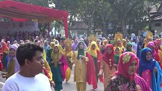 PECAH REKOR! 6.080 Orang Menari Zapin Meskom Berkebaya Laboh di Pekanbaru