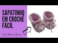 sapatinho em crochê fácil